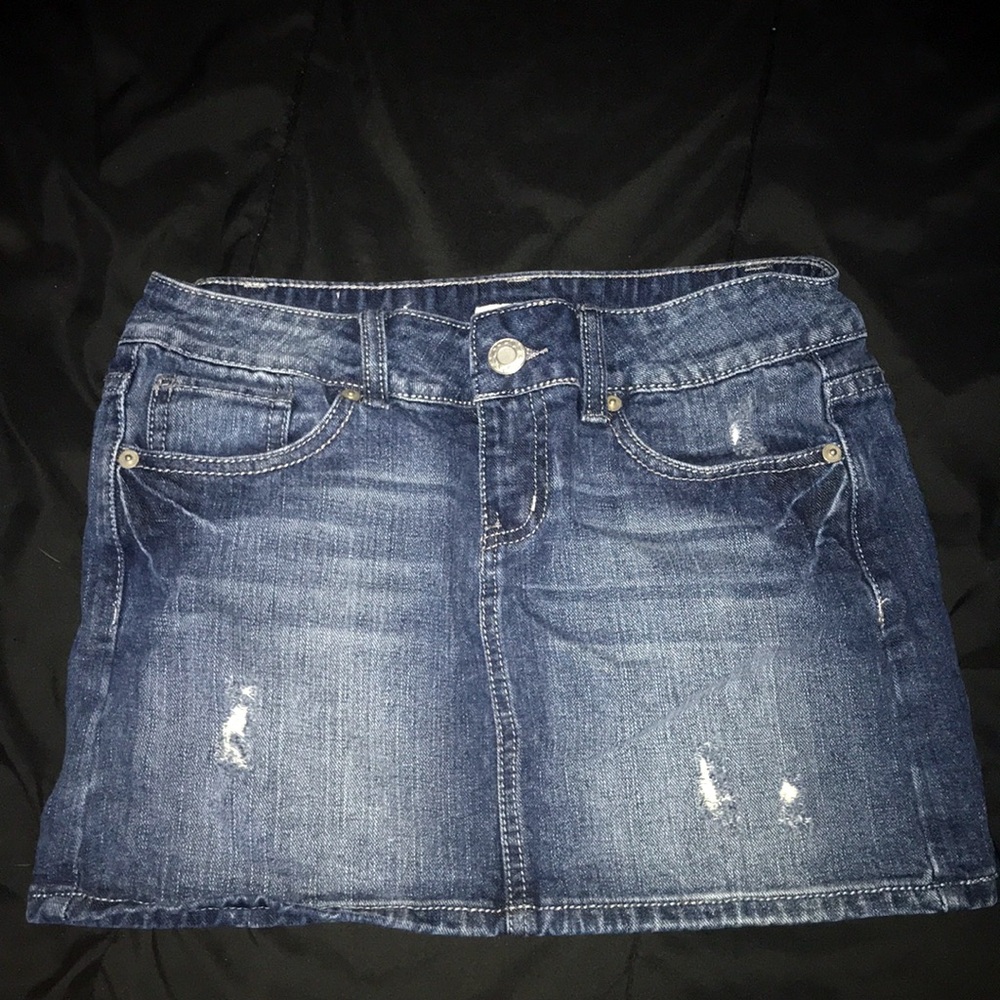 jean skirt
